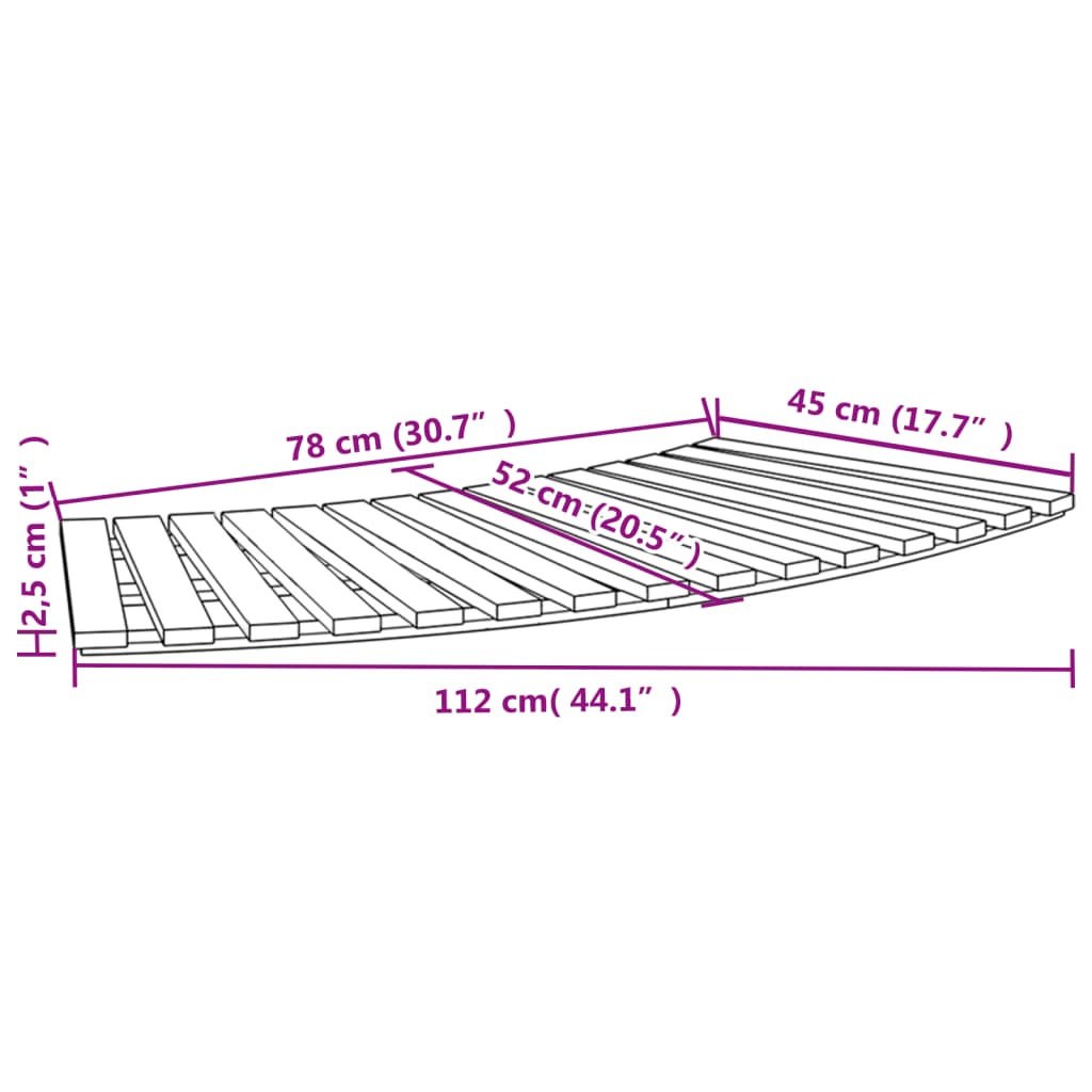 Bordo per Spa Nero in Polyrattan e Legno Massello di Acacia 3270635