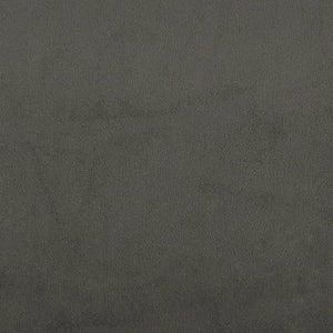 Giroletto a Molle con Materasso Grigio Scuro 120x190 cm Velluto 3269844