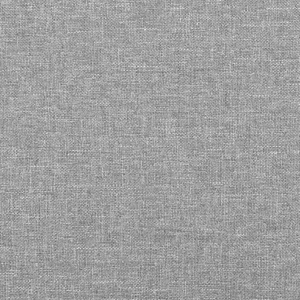 Giroletto a Molle con Materasso Grigio Chiaro 120x190cm Tessuto 3269923