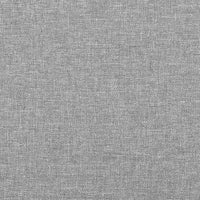 Giroletto a Molle con Materasso Grigio Chiaro 120x190cm Tessuto 3269923