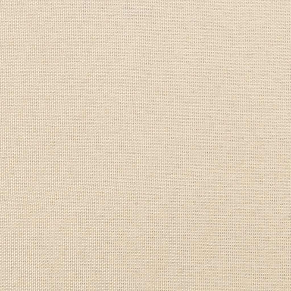 Giroletto a Molle con Materasso Crema 120x190 cm in Tessuto 3269935