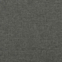 Giroletto a Molle con Materasso Grigio Scuro 120x190cm Tessuto 3269952