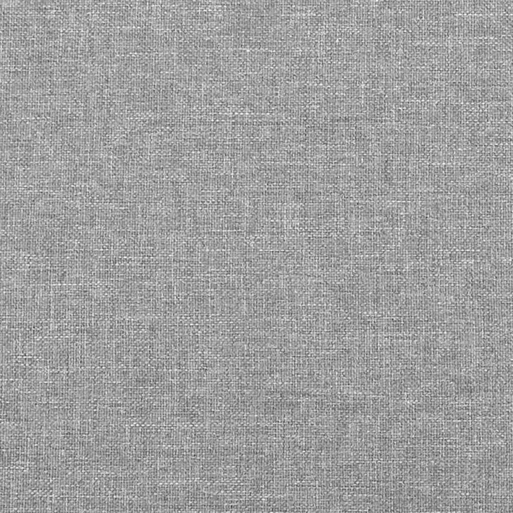 Giroletto a Molle con Materasso Grigio Chiaro 120x190cm Tessuto 3269958