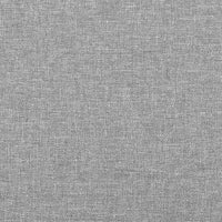 Giroletto a Molle con Materasso Grigio Chiaro 120x190cm Tessuto 3269958