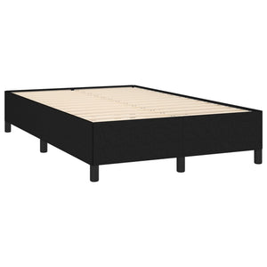 Letto a Molle con Materasso e LED Nero 120x190 cm in Tessuto 3270185