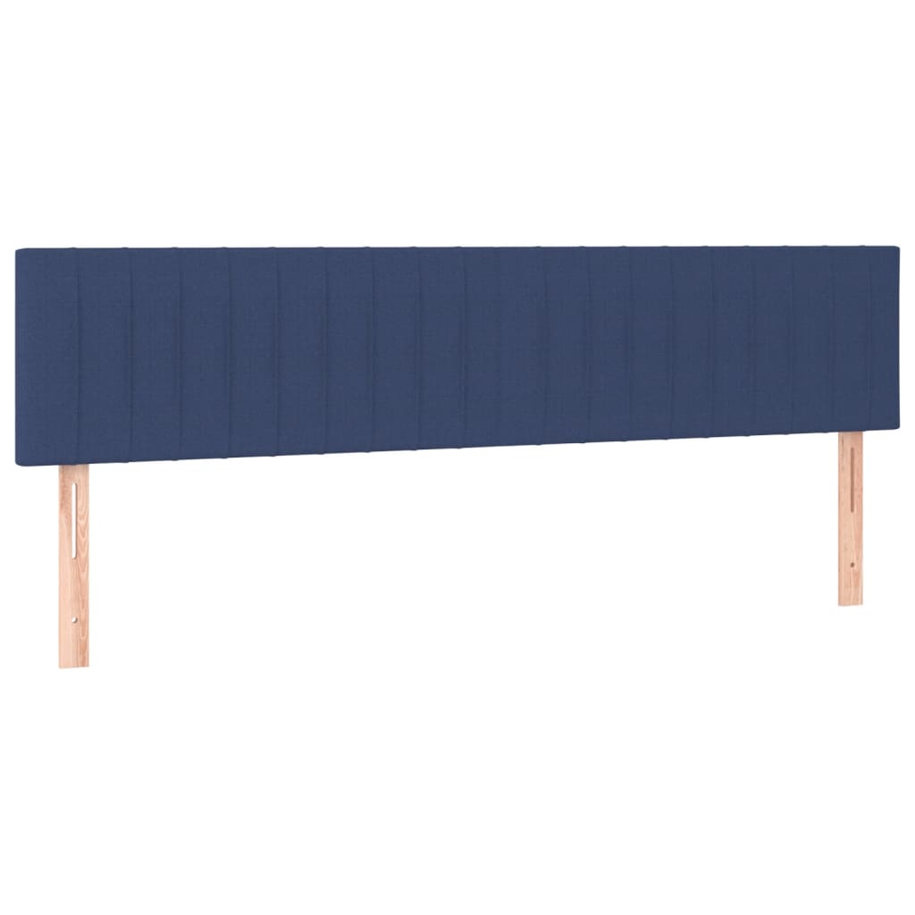 Letto a Molle con Materasso e LED Blu 120x190 cm in Tessuto 3270217