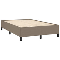 Letto a Molle con Materasso e LED Tortora 120x190 cm in Tessuto 3270229