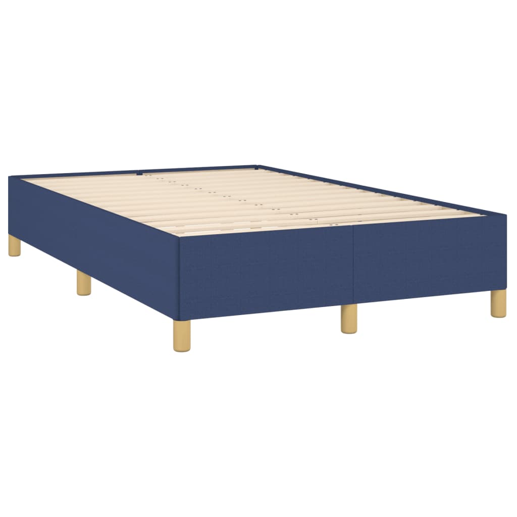 Letto a Molle con Materasso e LED Blu 120x190 cm in Tessuto 3270238