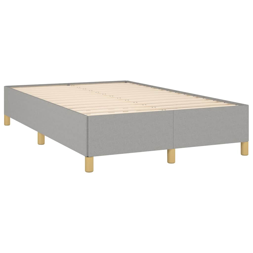 Letto a Molle Materasso e LED Grigio Chiaro 120x190 cm Tessuto 3270239