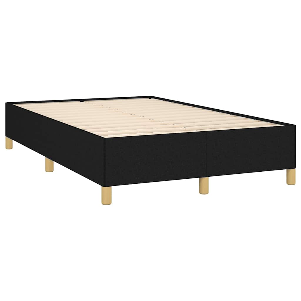 Letto a Molle con Materasso e LED Nero 120x190 cm in Tessuto 3270255