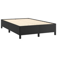 Letto a Molle con Materasso e LED Nero 120x190 cm in Similpelle 3270281