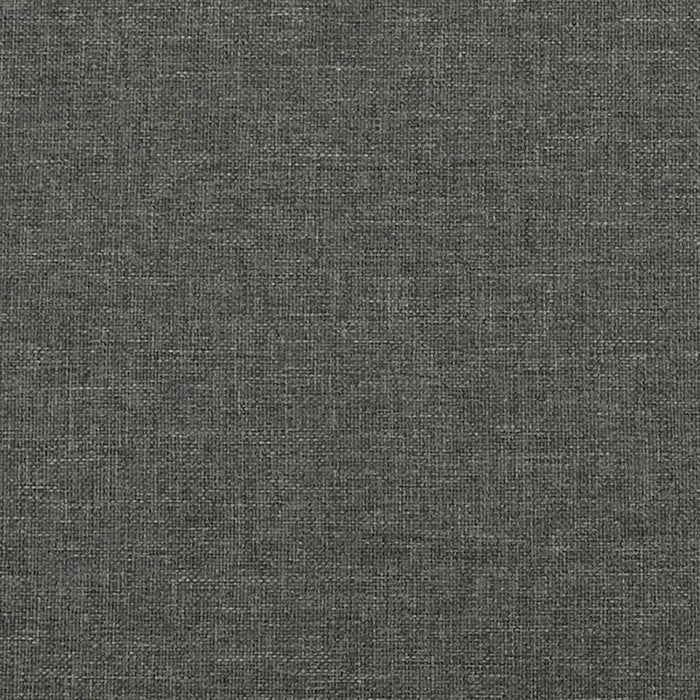 Giroletto a Molle con Materasso Grigio Scuro 120x190cm Tessuto 3270342