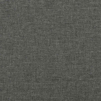 Giroletto a Molle con Materasso Grigio Scuro 120x190cm Tessuto 3270384