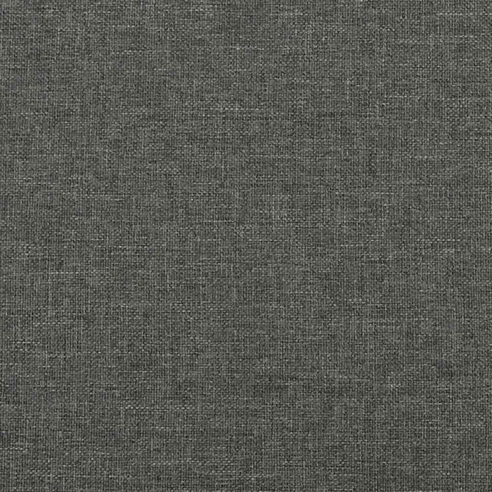 Giroletto a Molle con Materasso Grigio Scuro 120x190cm Tessuto 3270398