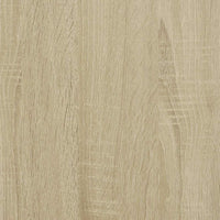 Giroletto Rovere Sonoma 75x190cm in Legno Multistrato e Metallo 845813