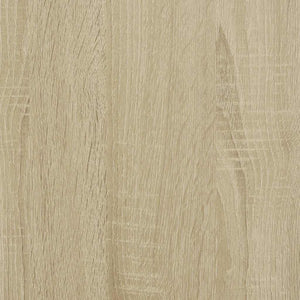 Giroletto Rovere Sonoma 75x190cm in Legno Multistrato e Metallo 845813