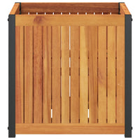 Fioriera da Giardino 45x45x44 cm in Legno Massello di Acacia 367610