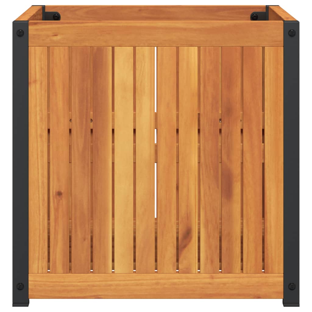 Fioriera da Giardino 45x45x44 cm in Legno Massello di Acacia 367610