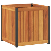 Fioriera da Giardino 45x45x44 cm in Legno Massello di Acacia 367610