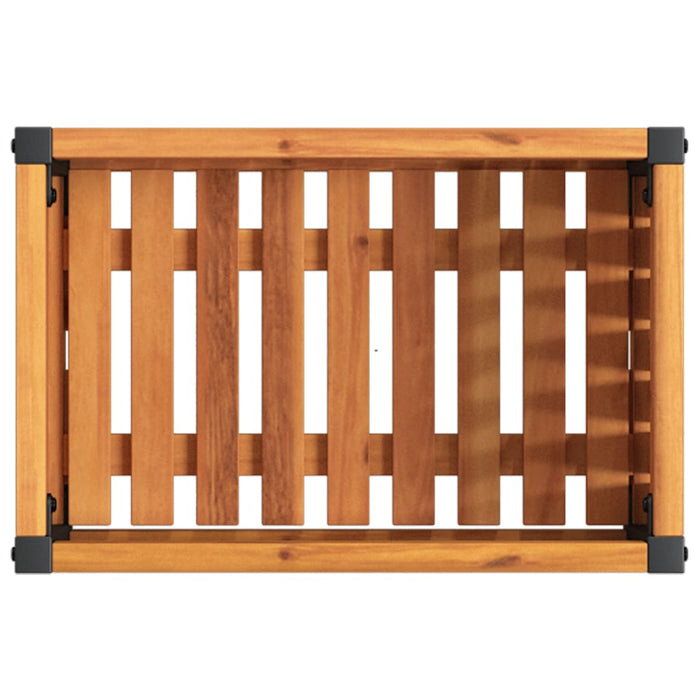 Fioriera da Giardino 45x30x27,5 cm in Legno Massello di Acacia 367613