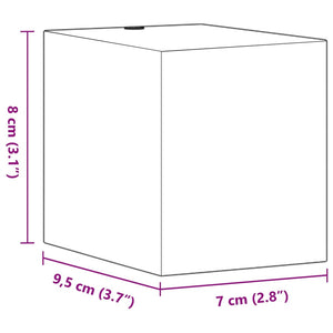 Applique per Esterni Nera in Alluminio Pressofuso 4006310