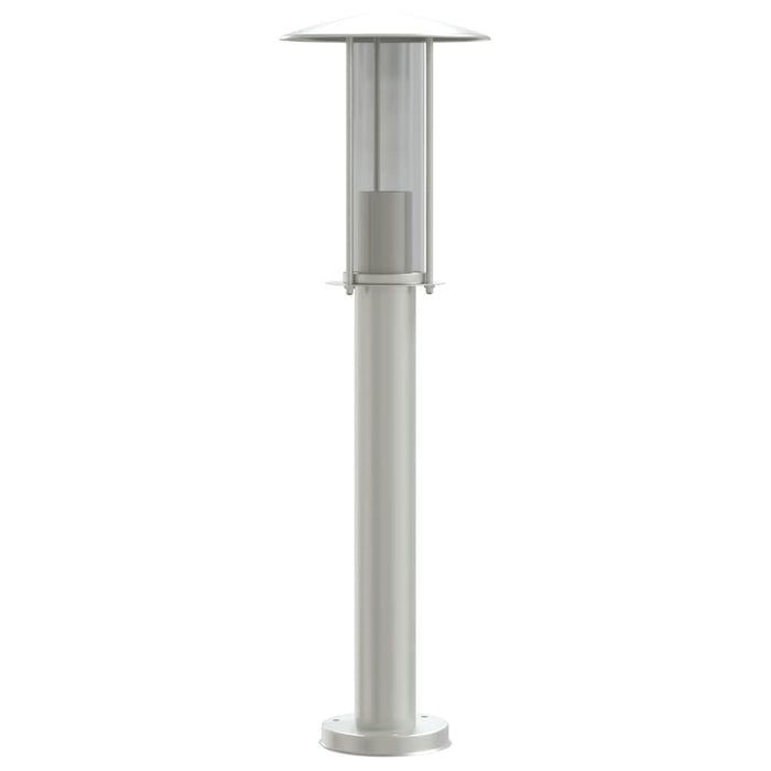 Lampada da Terra per Esterni Argento 60 cm in Acciaio Inox 4006349