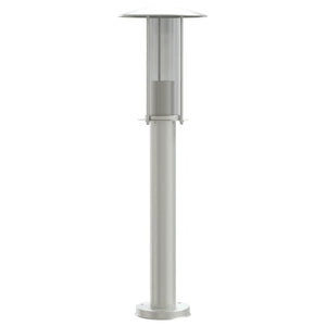 Lampade da Terra per Esterni 3 pz Argento 60 cm in Acciaio Inox 4006350