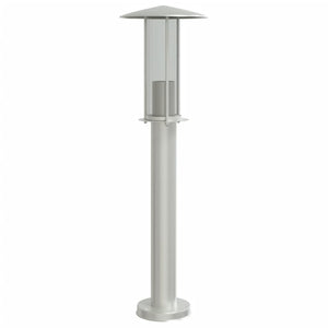 Lampade da Terra per Esterni 3 pz Argento 60 cm in Acciaio Inox 4006350