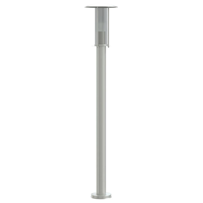 Lampade da Terra per Esterni 3 pz Argento 100cm in Acciaio Inox 4006352