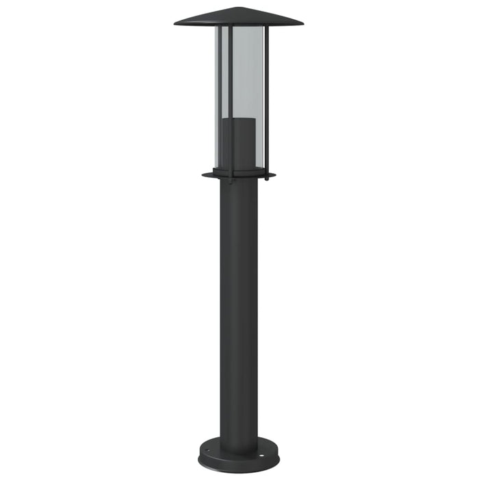 Lampade da Terra per Esterni 3 pz Nere 60 cm in Acciaio Inox 4006354