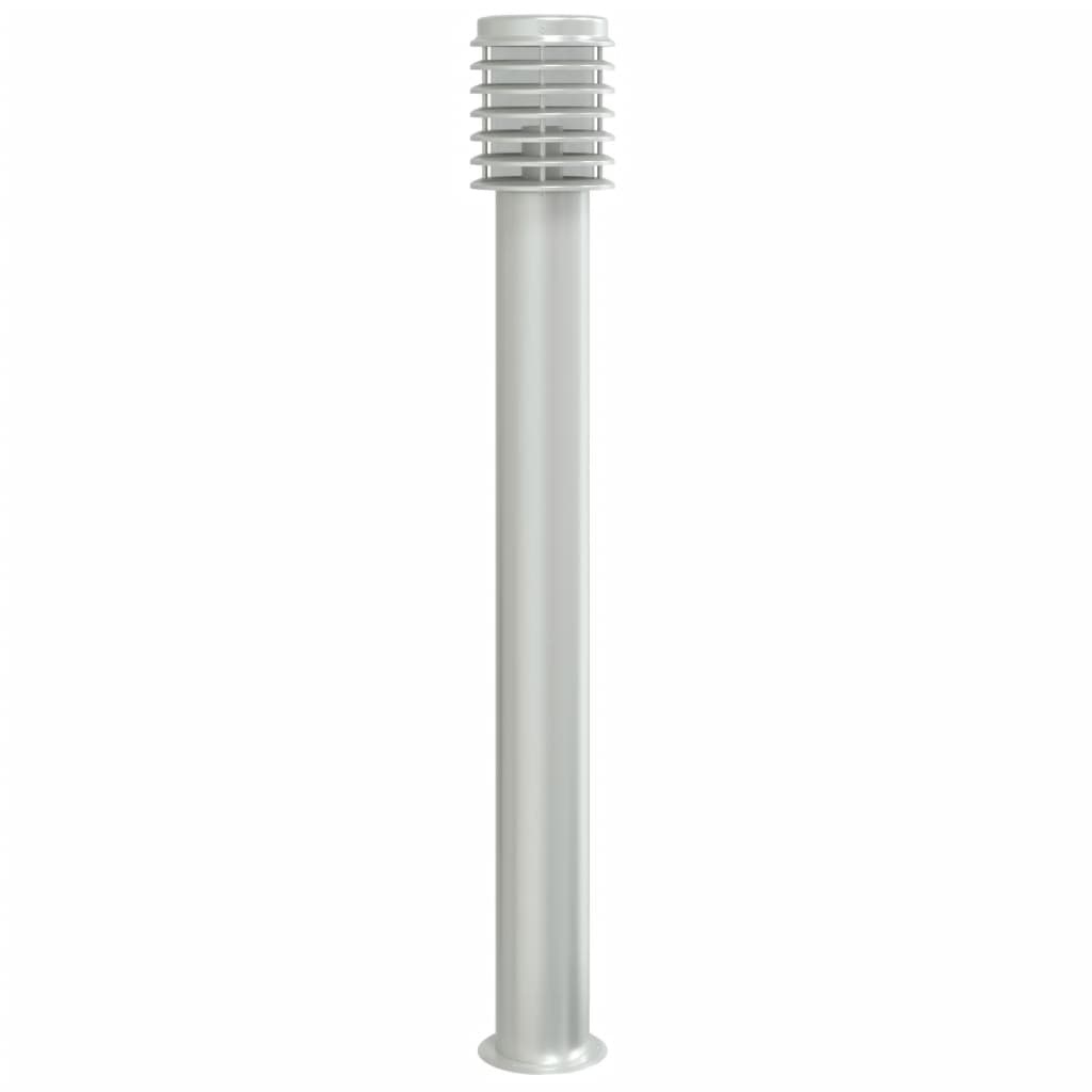 Lampade da Terra per Esterni 3 pz Argento 110cm in Acciaio Inox 4006360