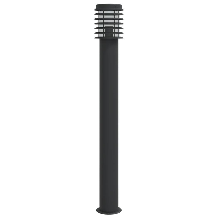 Lampada da Terra per Esterni Argento 110 cm in Acciaio Inox 4006363