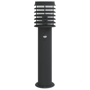 Lampada da Terra per Esterni Sensore Nera 60 cm in Acciaio 4006369