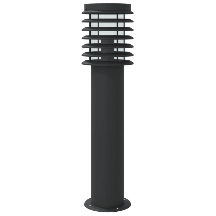 Lampada da Terra per Esterni Sensore Nera 60 cm in Acciaio 4006369