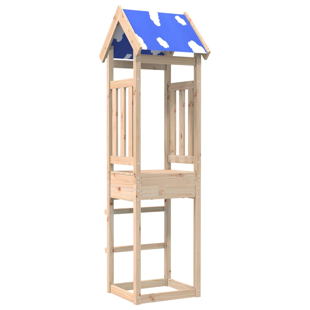 Torre da Gioco 52,5x46,5x208 cm in Legno Massello di Pino 845902