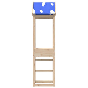 Torre da Gioco 52,5x46,5x208 cm in Legno Massello di Pino 845902