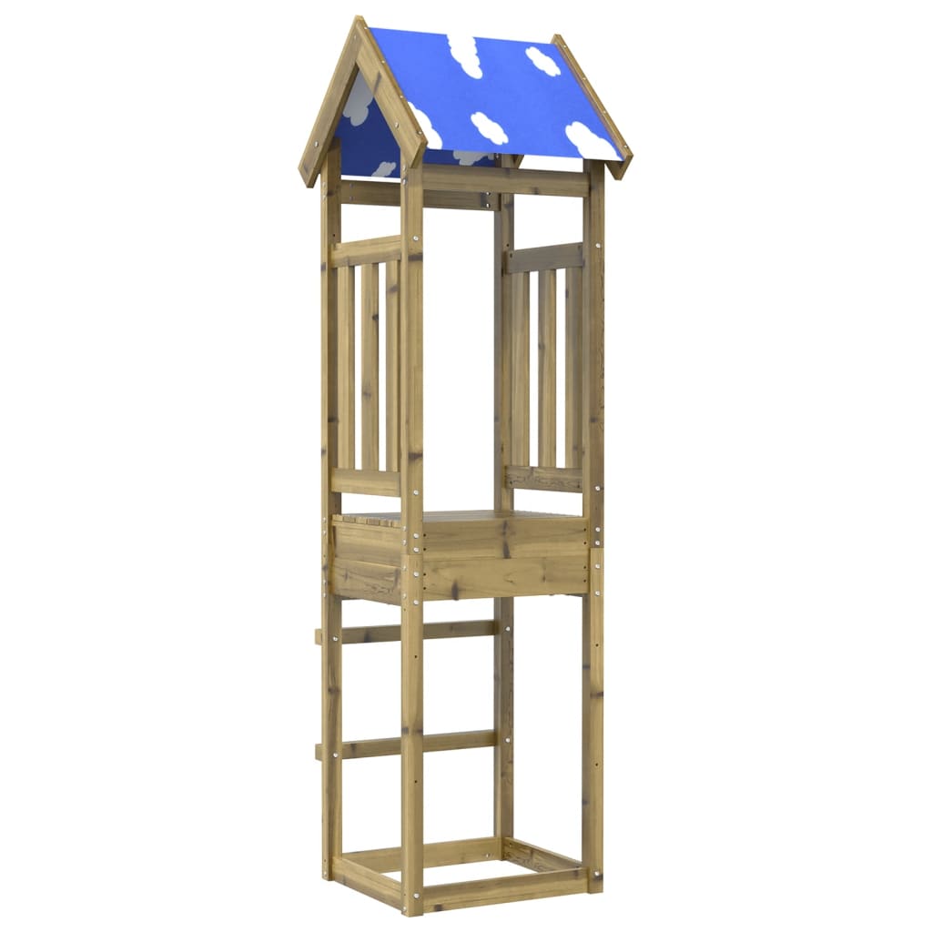 Torre da Gioco 52,5x46,5x208 cm in Legno di Pino Impregnato 845904