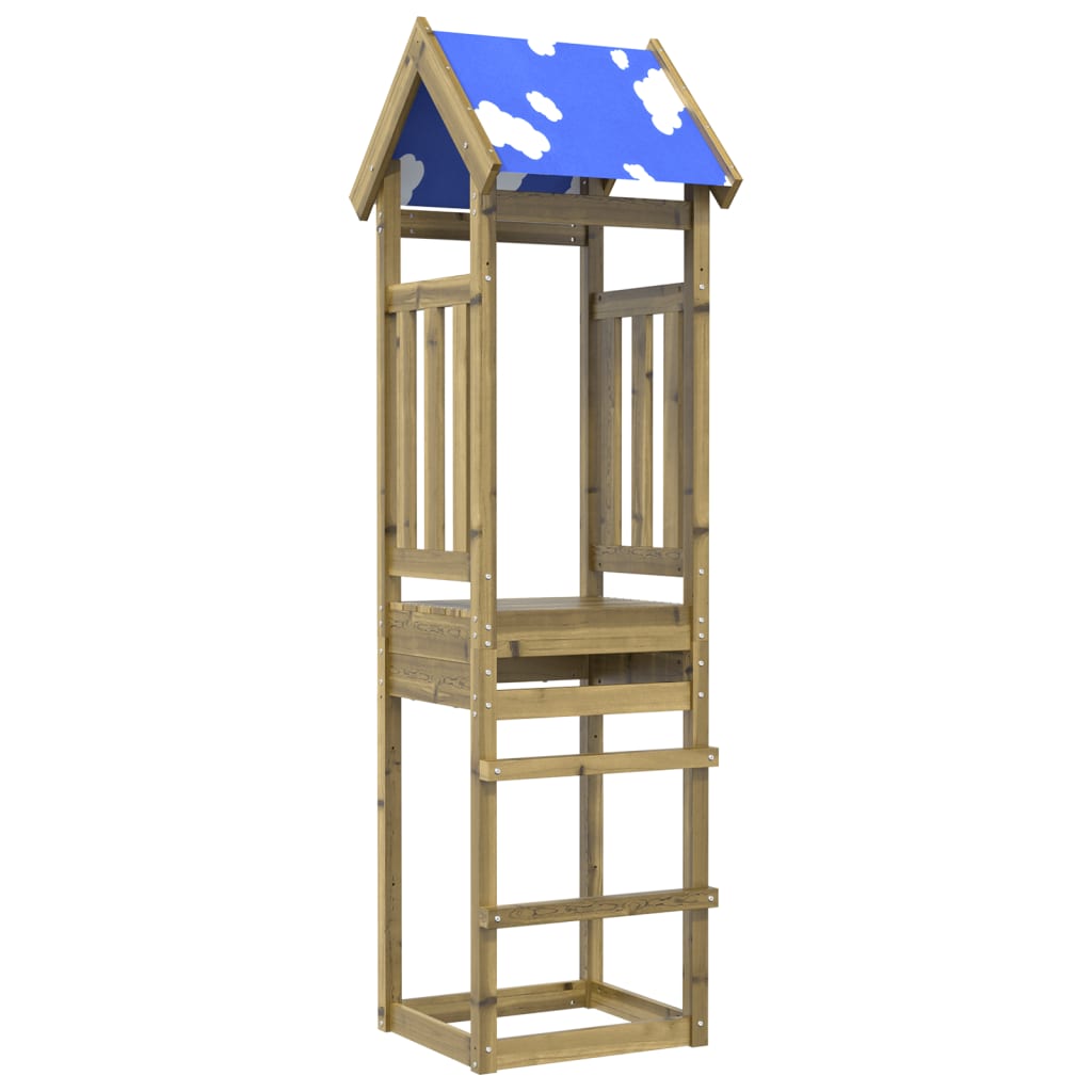 Torre da Gioco 52,5x46,5x208 cm in Legno di Pino Impregnato 845904