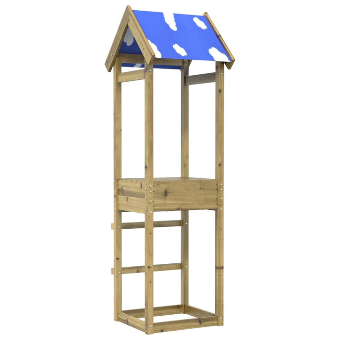 Torre da Gioco 52,5x46,5x195 cm in Legno di Pino Impregnato 845910