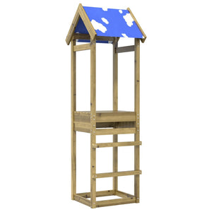 Torre da Gioco 52,5x46,5x195 cm in Legno di Pino Impregnato 845910