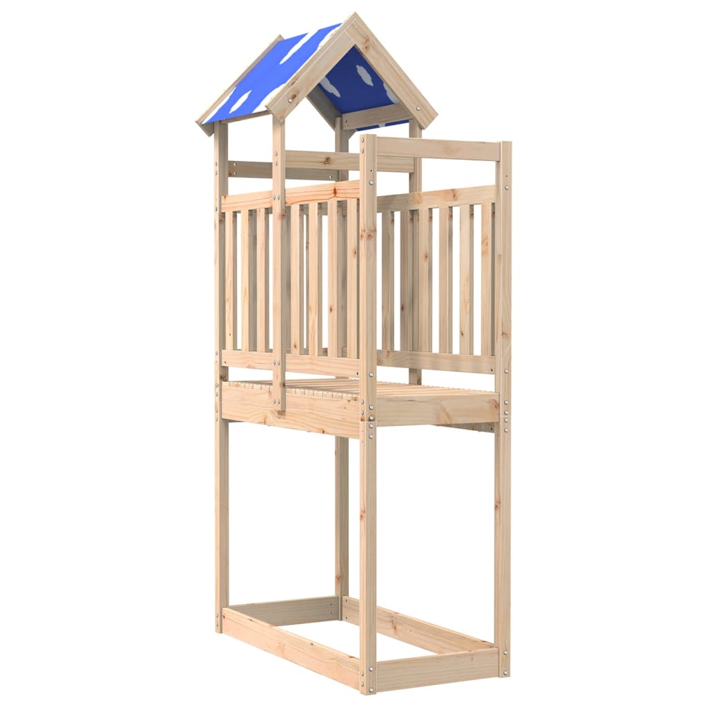 Torre da Gioco 110,5x52,5x215 cm in Legno Massello di Pino 845917