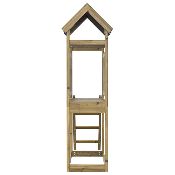 Torre Gioco con Scaletta 110,5x52,5x215cm Legno Pino Impregnato 845922