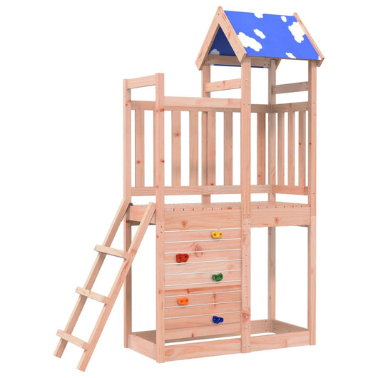 Torre da Gioco con Arrampicata 110,5x52,5x215 cm Abete Douglas 845924