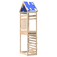 Torre da Gioco con Arrampicata 85x52,5x265 cm Massello Pino 845932