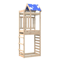 Torre da Gioco con Arrampicata 85x52,5x239 cm Massello Pino 845941