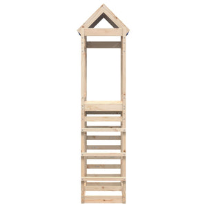 Torre da Gioco con Arrampicata 85x52,5x239 cm Massello Pino 845941