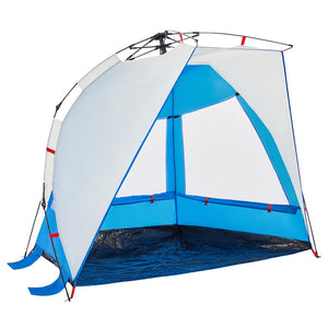 Tenda da Spiaggia 2Persone Azzurro Rilascio Rapido Impermeabile 4005290