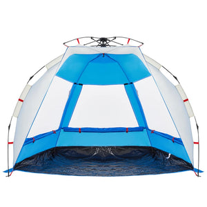 Tenda da Spiaggia 2Persone Azzurro Rilascio Rapido Impermeabile 4005290