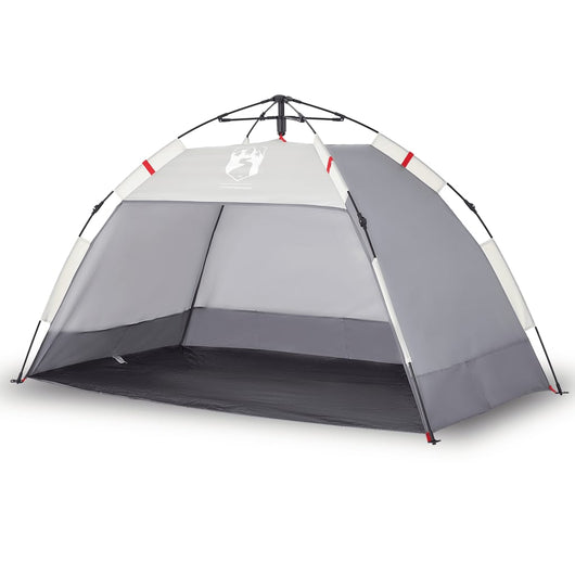 Tenda da Spiaggia 2 Persone Grigio Rilascio Rapido Impermeabile 4005295