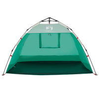 Tenda da Spiaggia 2 Persone Verde Rilascio Rapido Impermeabile 4005297